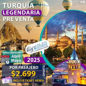 Catálogo Viajes y Destinos | Turquía Legendaria Pre Venta  | 2024-11-27T00:00:00-05:00 - 2025-01-01T23:59:00-05:00