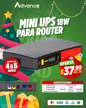 Catálogo Advance | Mini UPS | 2024-12-12T00:00:00-05:00 - 2024-12-31T23:59:00-05:00