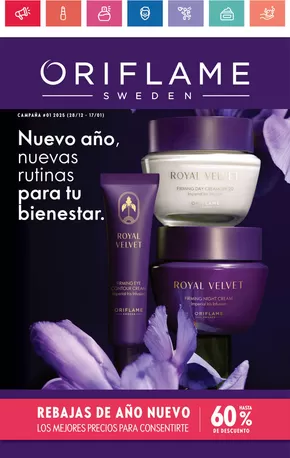 Catálogo Oriflame en Atacames | Nuevo año nuevas rutinas para tu bienestar C/01 | 2024-12-30T00:00:00-05:00 - 2025-01-17T23:59:00-05:00