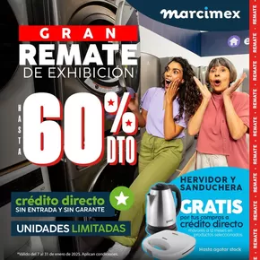 Catálogo Marcimex en Atacames Canton | 60 % Dto  | 2025-01-08T00:00:00-05:00 - 2025-01-31T23:59:00-05:00