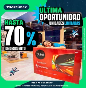 Catálogo Marcimex en Guaranda | Hasta 70% de descuento | 2025-01-22T00:00:00-05:00 - 2025-01-31T23:59:00-05:00