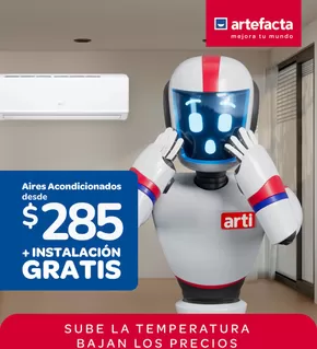 Catálogo Artefacta en Puyo | Aires Acondicionados  | 2025-01-27T00:00:00-05:00 - 2025-01-31T23:59:00-05:00