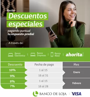 Catálogo Banco de Loja en Loja | Descuentos Especiales | 2025-02-03T00:00:00.000Z - 2025-02-28T00:00:00.000Z