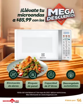 Catálogo Megamaxi | Llévate tu microondas  | 2025-03-10T00:00:00.000Z - 2025-05-07T00:00:00.000Z