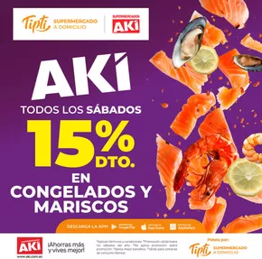 Catálogo Akí | 15%dto En Congelados y Mariscos | 2025-03-10T00:00:00.000Z - 2025-03-21T00:00:00.000Z